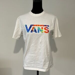 VANS Boy’s Tie-Dye Logo Tee (Size Large)